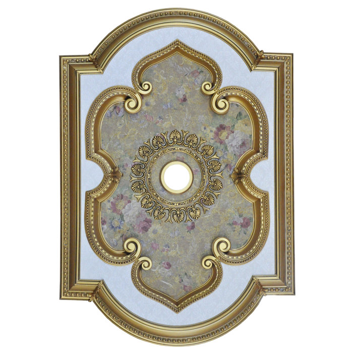 Artistry Lighting Tulip Center Rectangle Oval Ceiling Medallion