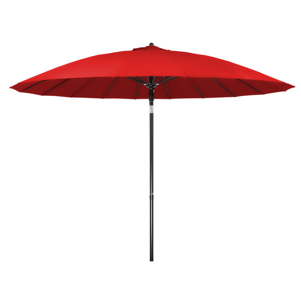 Trademark Innovations Push Up Patio 9 Market Umbrella Reviews Wayfair