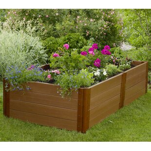 Frame It All SBX-GNS 8-Foot x 4-Foot x 6-Inch Raised Garden and Sandbox Kit 