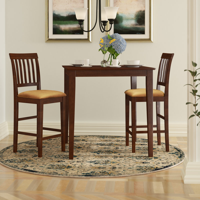 Andover Mills Quinlan 3 Piece Counter Height Solid Wood ... (800 x 800 Pixel)