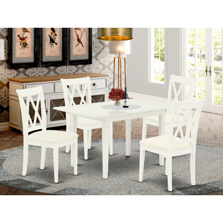 Butterfly Leaf Dining Table Set - Longshore Tides Mcbeth Butterfly Leaf Rubberwood Solid Wood Dining Set Reviews Wayfair : Simply pull on one end of the tabletop.