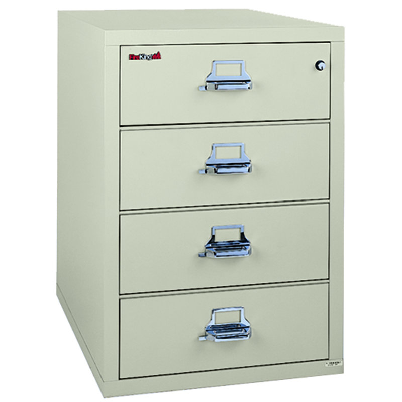 Fireking Fireproof 4 Drawer Card Check And Note Vertical File Cabinet Wayfair
