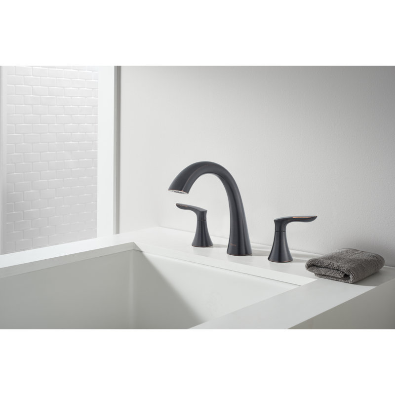 Pfister Weller Double Handle Deck Mounted Roman Tub Faucet Trim Reviews Wayfair