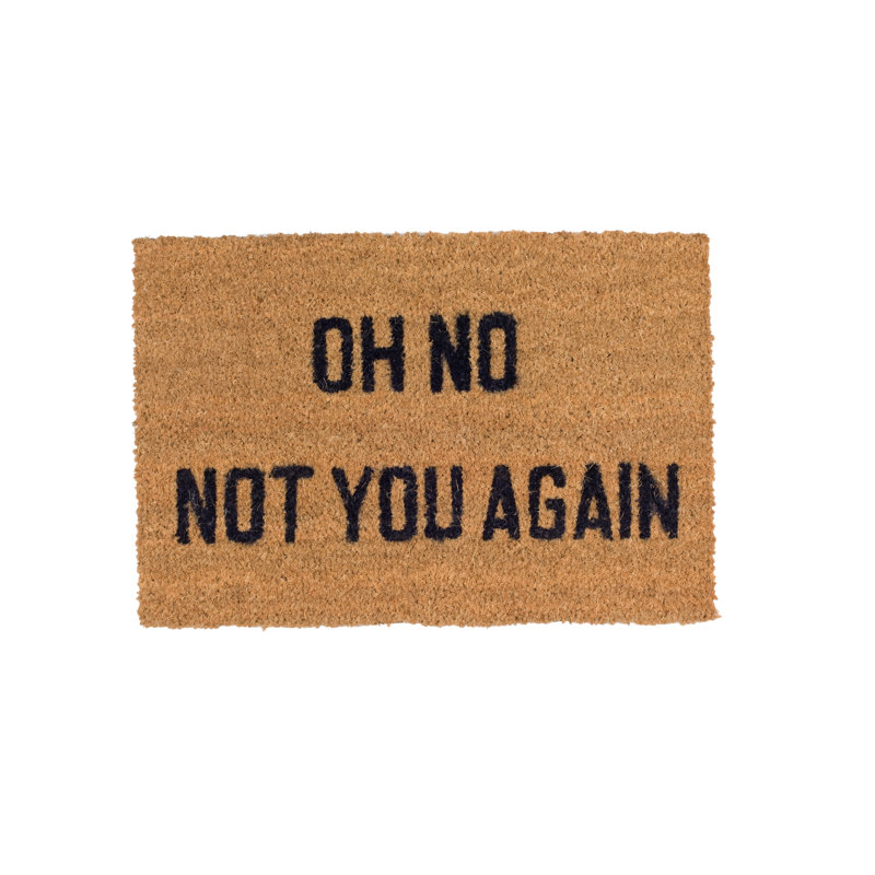 Symple Stuff Oh No Not You Again Doormat Reviews Wayfair Co Uk
