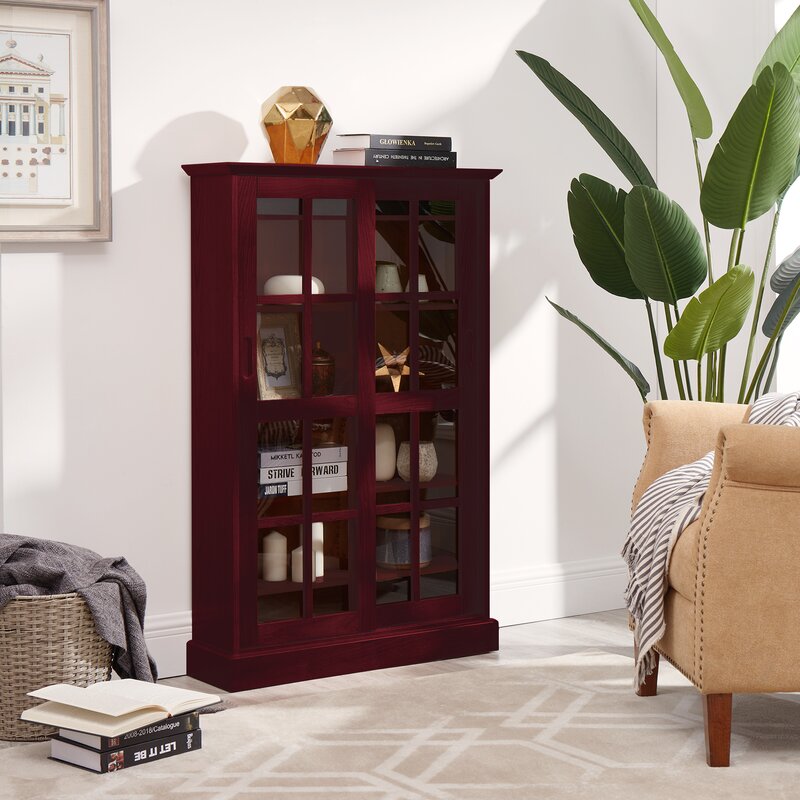 August Grove Gillespie Multimedia Media Cabinet Reviews Wayfair