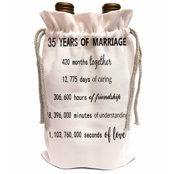 3drose 35 Years Of Marriage Anniversary In Months Days Hours
