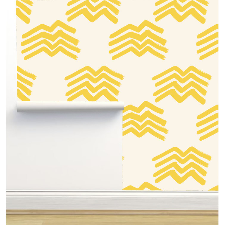 Red Barrel Studio® Nenyasha Peel & Stick Geometric Wallpaper | Wayfair