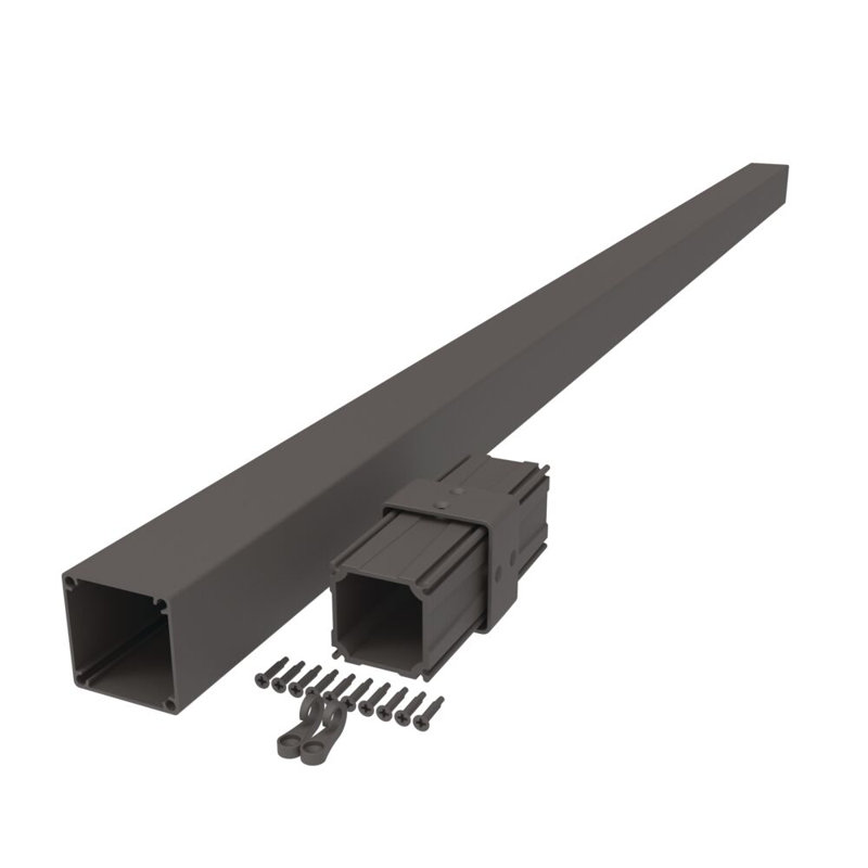 Versarail Post Extension Kit Color: Matte Black
