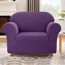 purple armchair covers