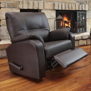 Beatrice Leather Power Rocker Recliner by Relaxon Great price