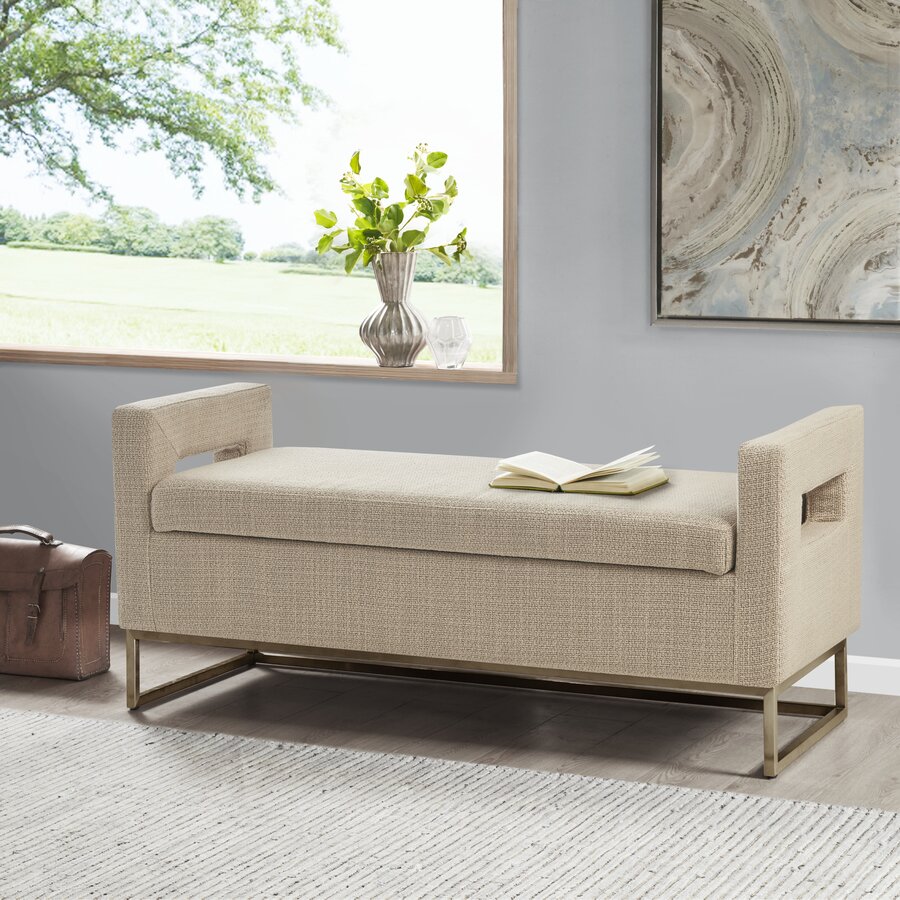 Pelton Upholstered Storage Bench