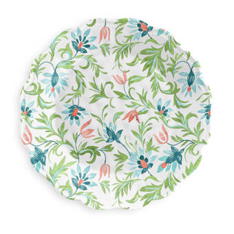 World Menagerie Bonnett Coupe Round Melamine Dinner Plate Wayfair