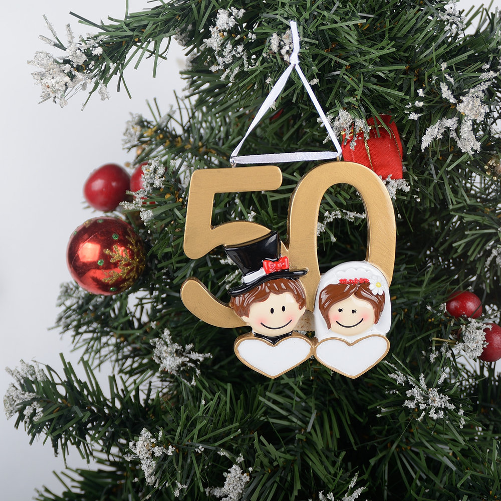 50th anniversary tree ornaments