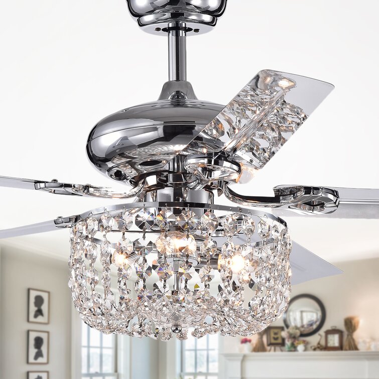 wayfair chandelier fan