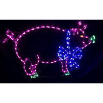 Christmas Pig Lights Wayfair