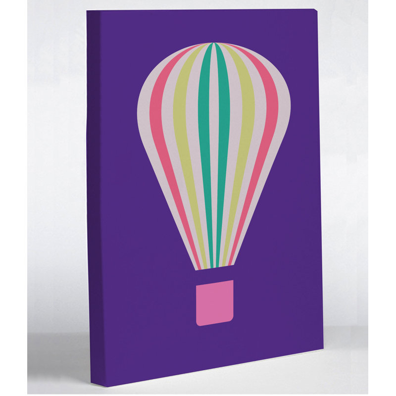 One Bella Casa Hot Air Balloon Painting Print On Wrapped Canvas