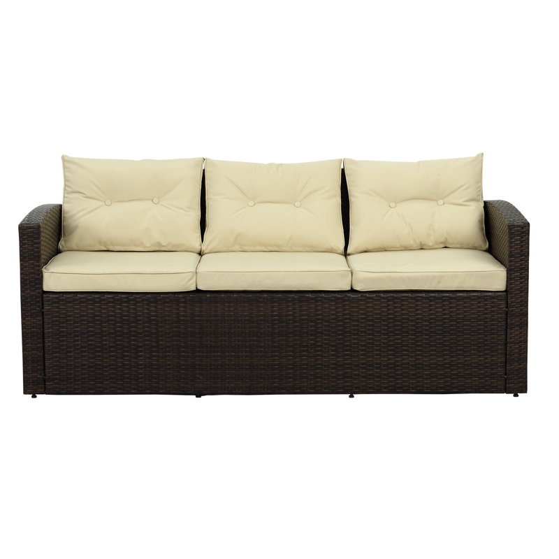 Sol 72 Outdoor Arlington 4 Piece Rattan Sofa Seating Group With