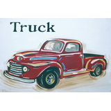 Little Red Truck Decor Wayfair