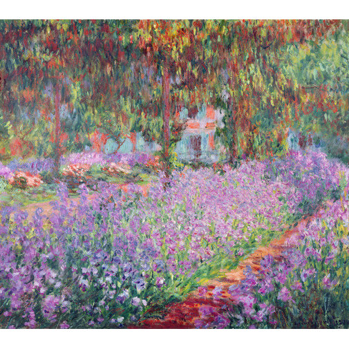 ClassicLiving Leinwandbild Der Garten des Künstlers in