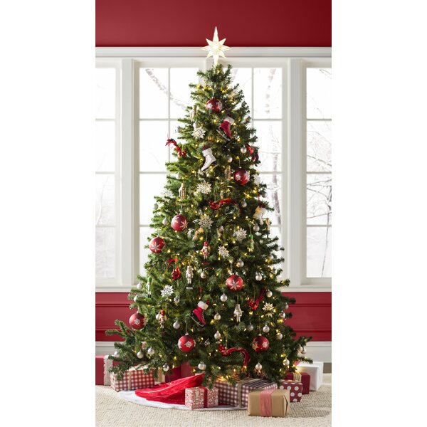 Green Spruce Artificial Christmas Tree with Clear/White Lights