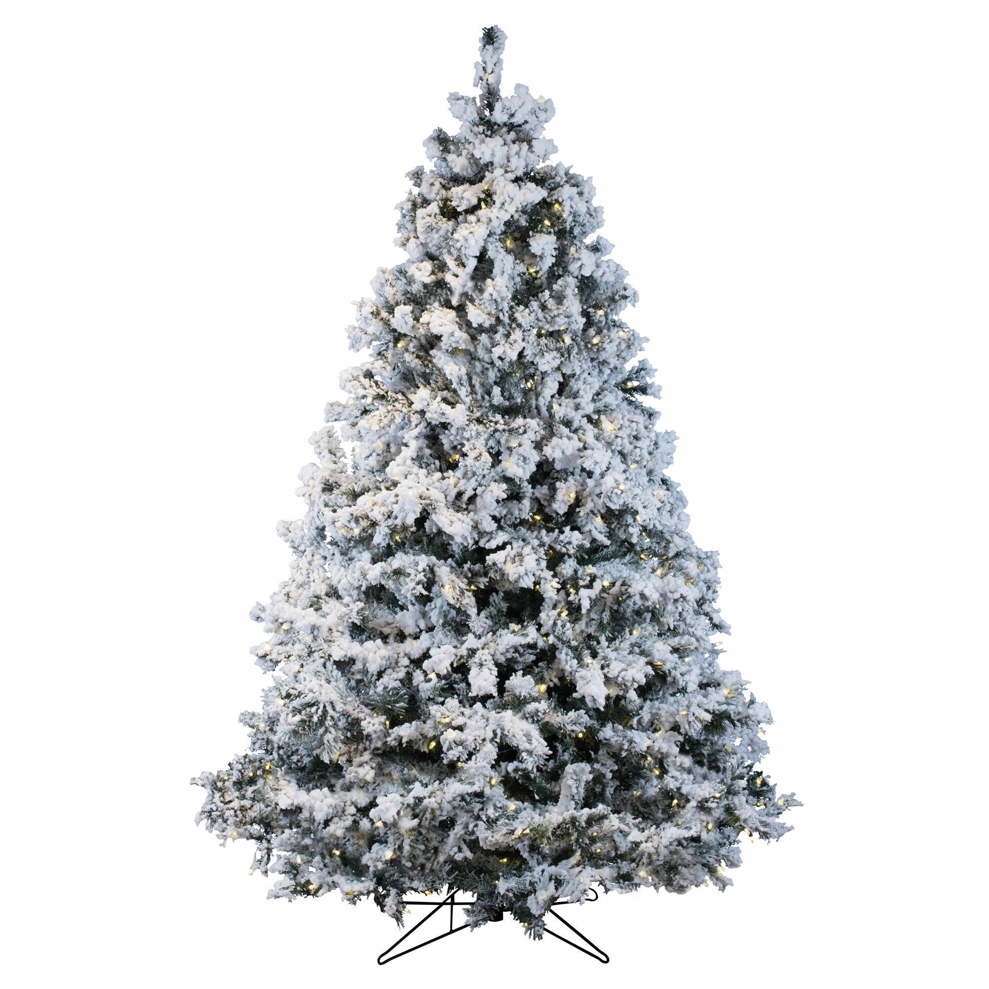 white artificial christmas tree with lights
