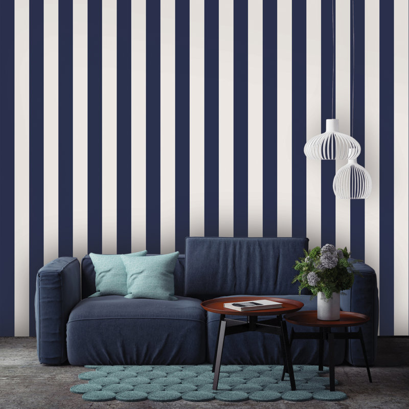 Cottondale Mini Stripe 4 1 X 20 Peel And Stick Wallpaper Roll