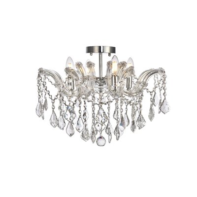 Regina 4 Light Semi Flush Mount House Of Hampton Fixture