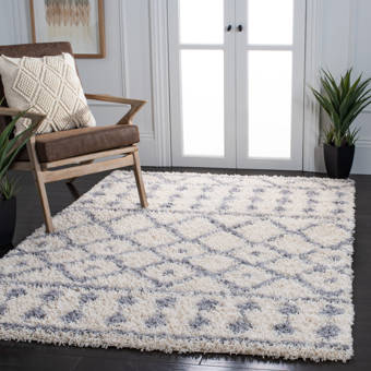 Latitude Run Avicia Lattice Purple Black Area Rug Wayfair