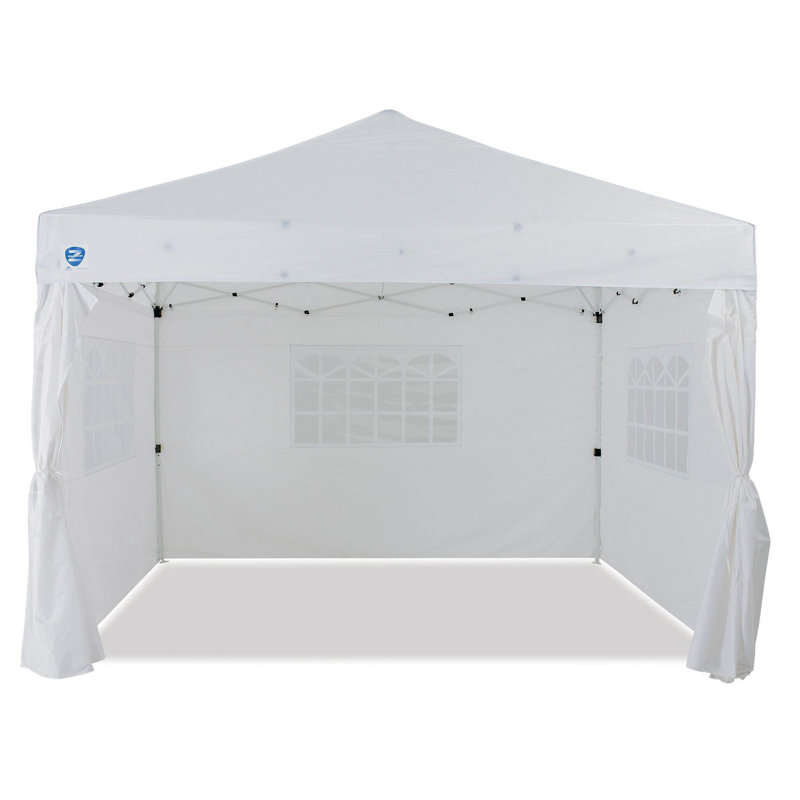 Z Shade Lawn Garden And Event 10 Ft W X 12 Ft D Steel Pop Up Canopy Wayfair