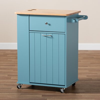 Trash Bin Compartment Kitchen Islands & Carts You'll Love in 2020 | Wayfair