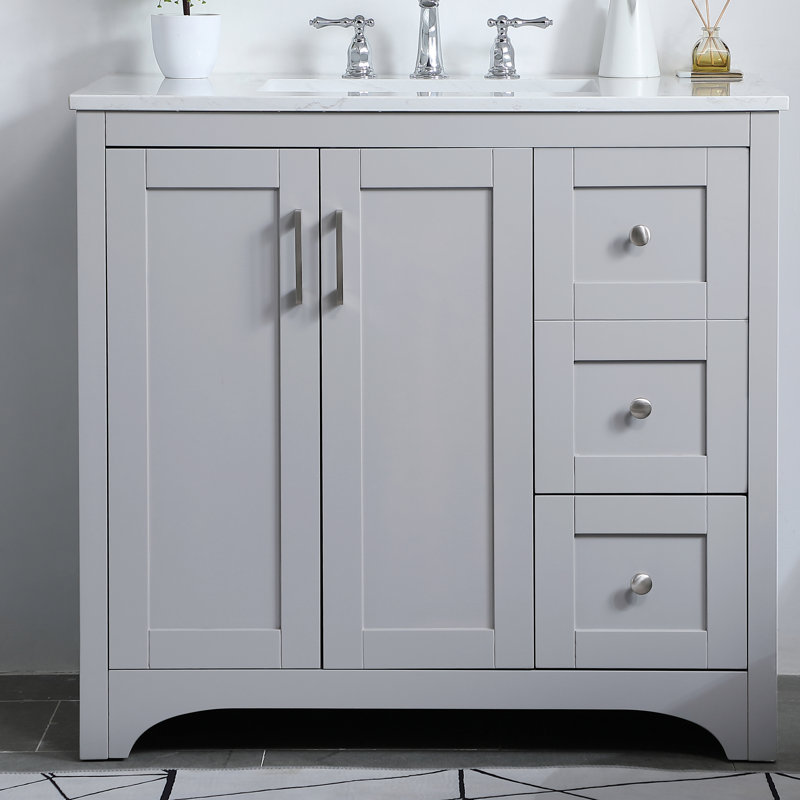 Hiroko 36" Single Bathroom Vanity Set & Reviews Joss & Main