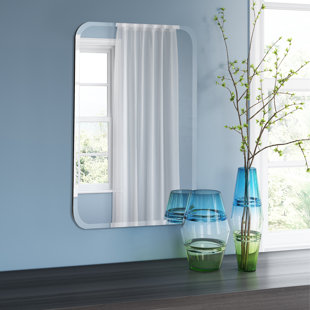 Tisdale Frameless Oblong Wall Mirror