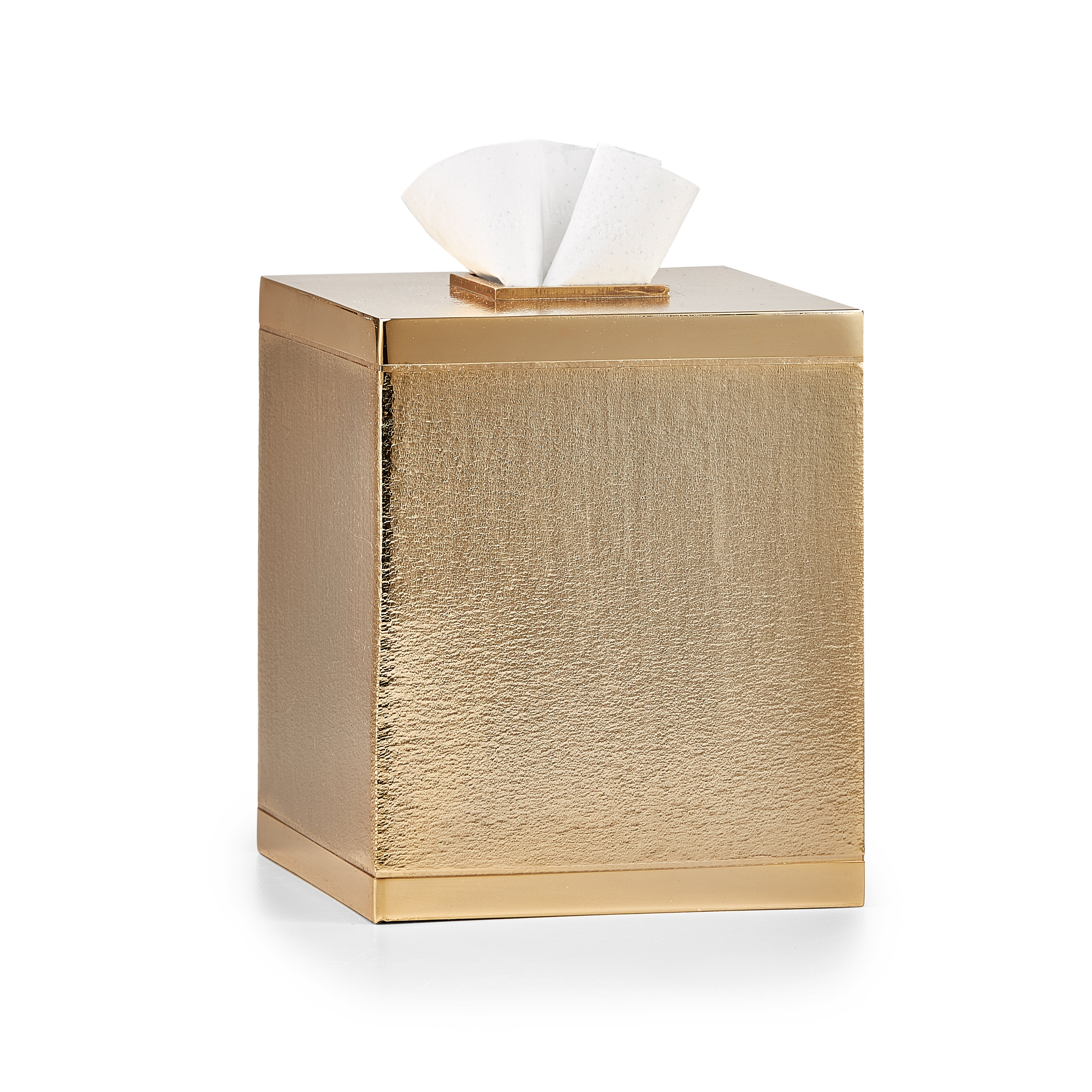 brass tissue box cover