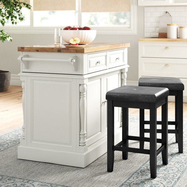 Kitchen Island With Barstools Wayfair