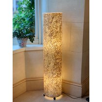 gold column floor lamp