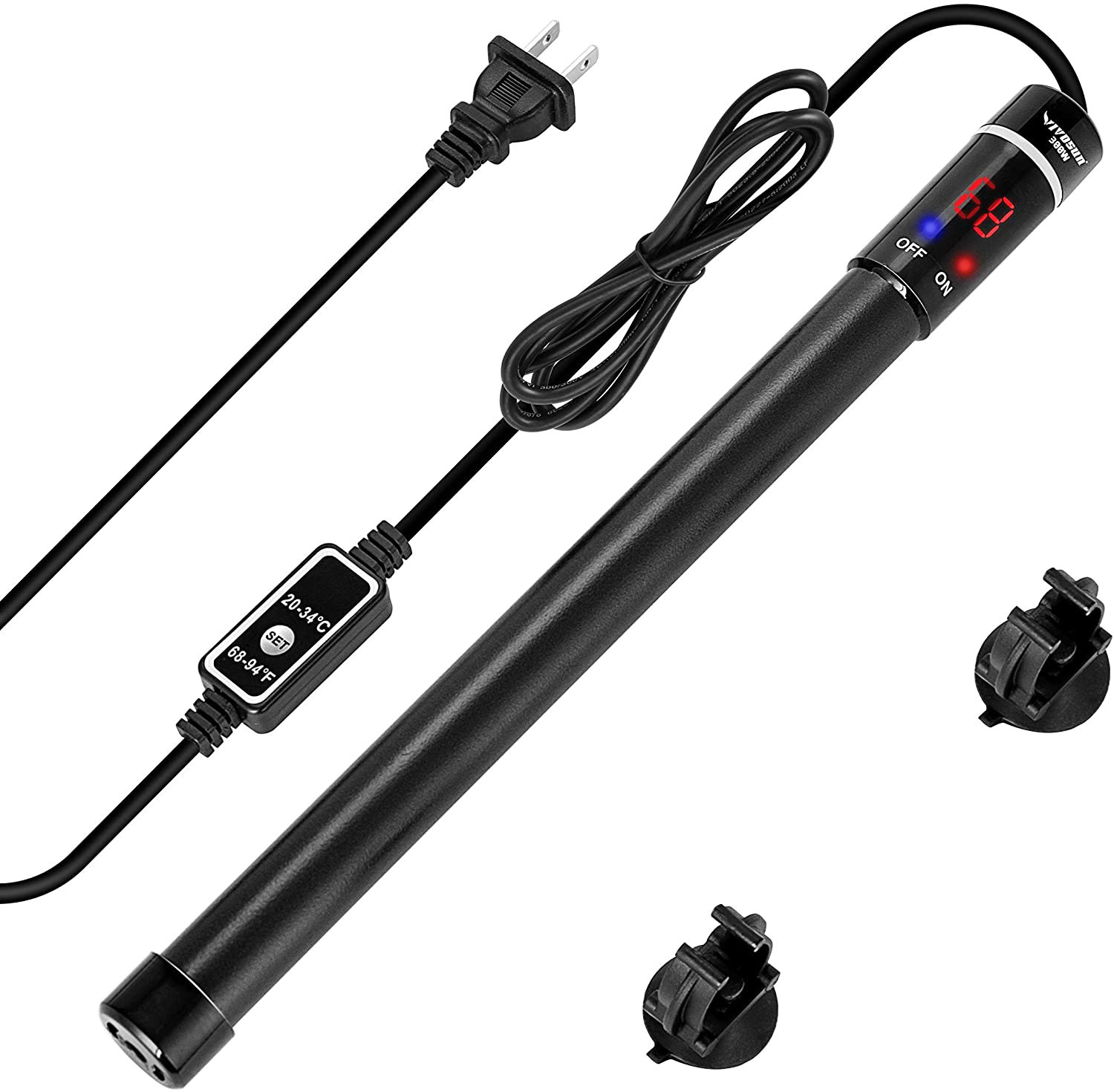 VIVOSUN Submersible Aquarium Heater 300w Titanium Fish Tank Heaters