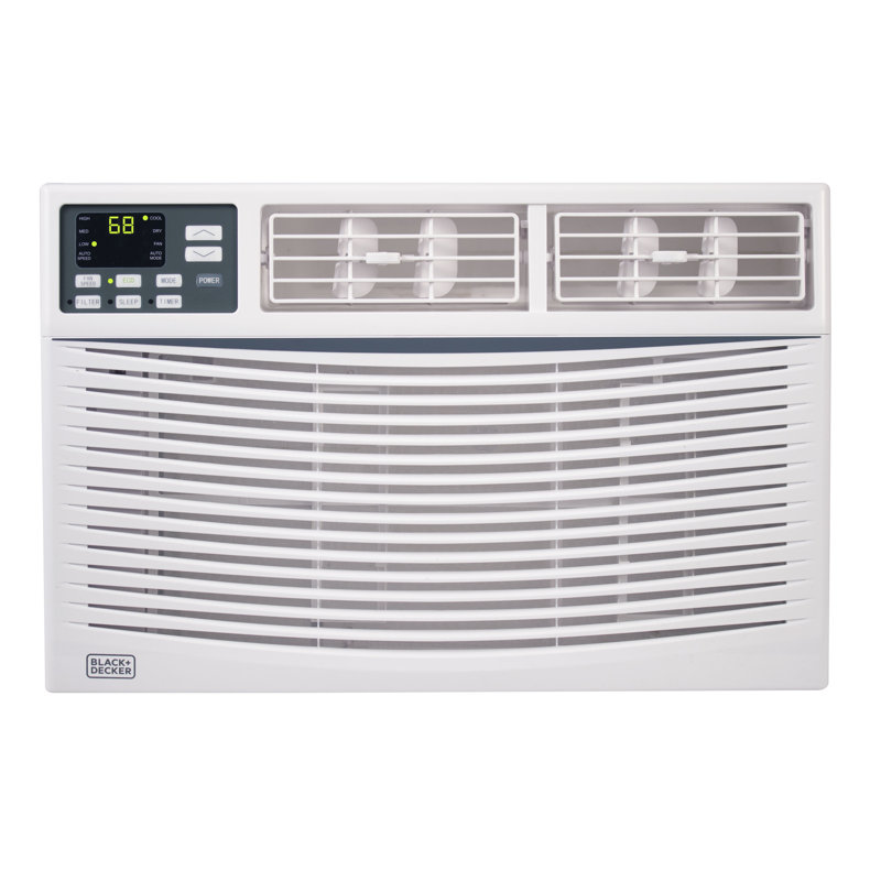 Black Decker 8 000 Btu Energy Star Window Air Conditioner With Remote Reviews Wayfair