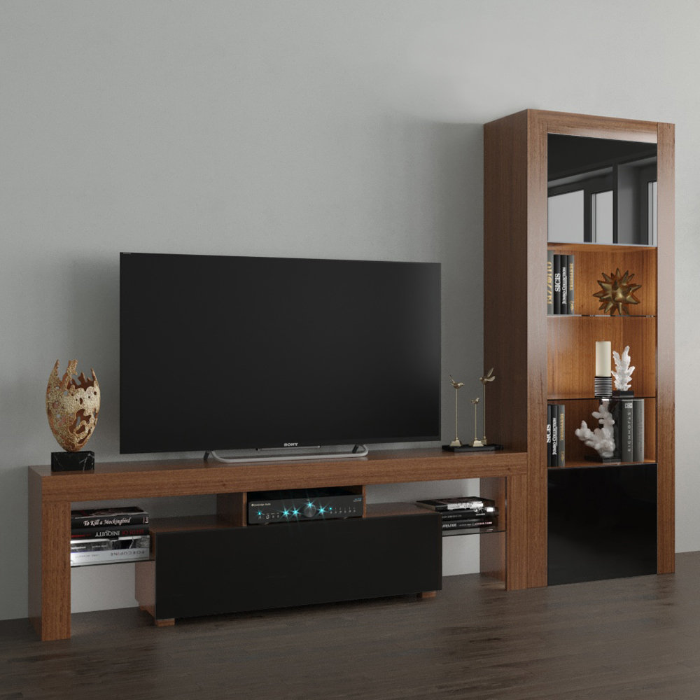Orren Ellis Earle Entertainment Center for TVs up to 70" & Reviews