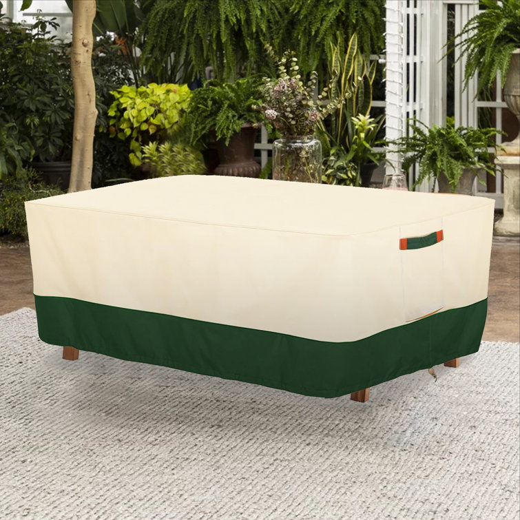 Arlmont & Co. Outdoor Rectangular Heavy Duty Durable Patio Table Cover Patio Furniture Covers