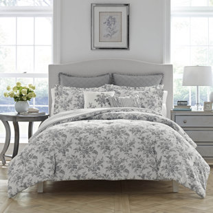 Go to store & view more images Annalise 100% Cotton Reversible Comforter Set by Laura Ashley Home by Laura Ashley