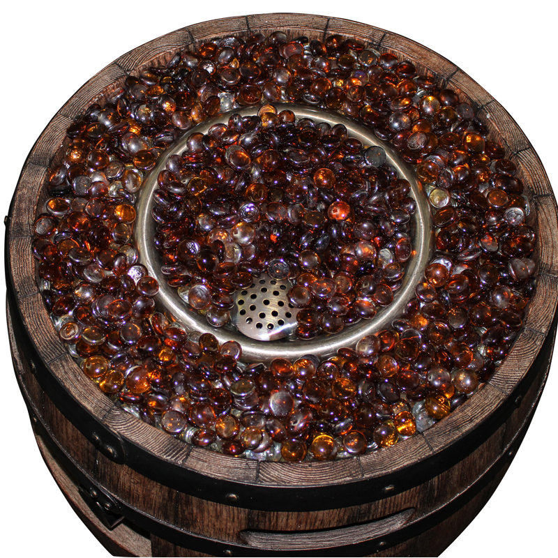 Homcomfort Whiskey Barrel Stainless Steel Propane Fire Pit Wayfair
