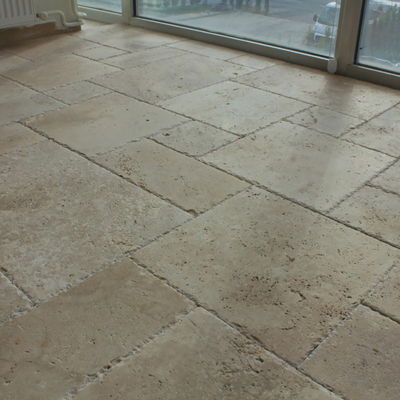 Villohome Meandros 16 X 24 Travertine Tile Pavers Wayfair Meandros 16 X 24 Travertine Tile