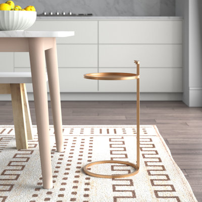 Auzie Iron Tray Top C Table End Table