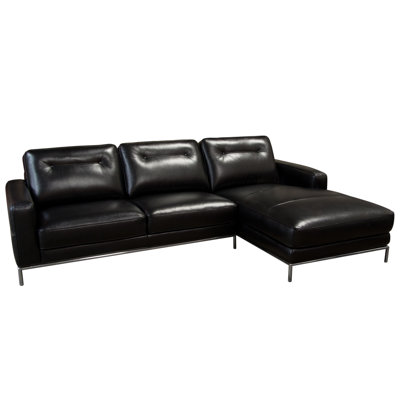 Diamond Sofa Sable Sectional Orientation: Right Hand Facing