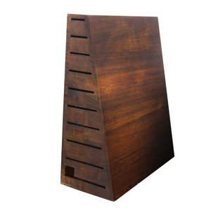 Knife Blocks You Ll Love Wayfair Bob Kramer 10 Slot Add On Block For Upright Easel Cutlery Storage