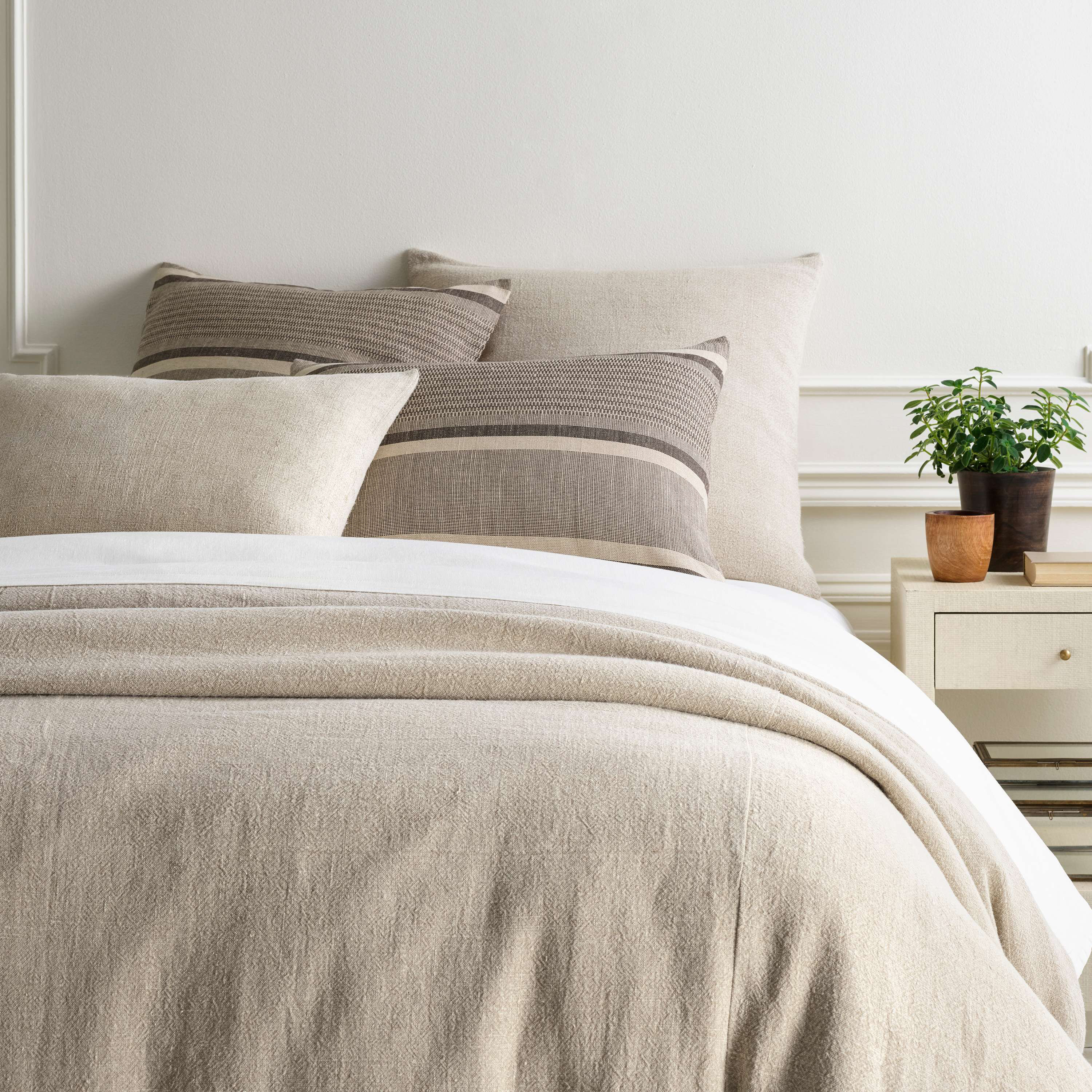 Pine Cone Hill Stone Washed Linen Duvet 