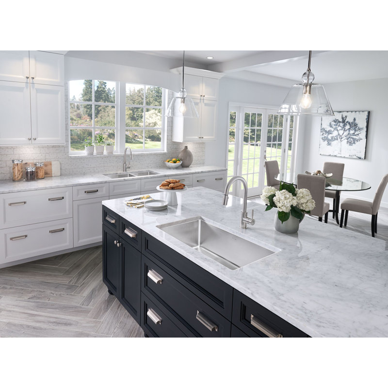 Blanco Quatrus R15 32 L X 18 W Undermount Kitchen Sink Wayfair