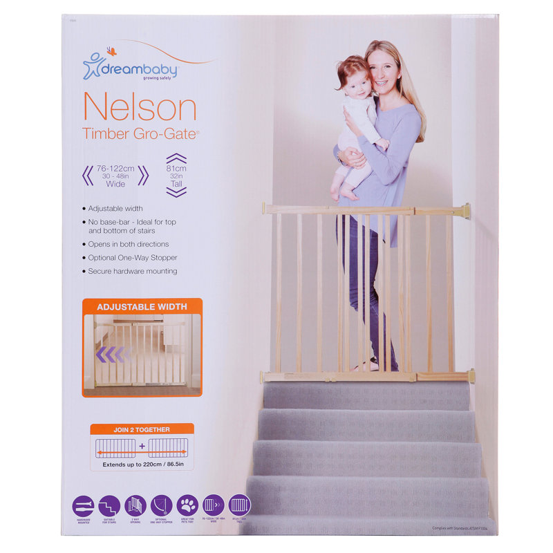 dreambaby nelson timber gro gate