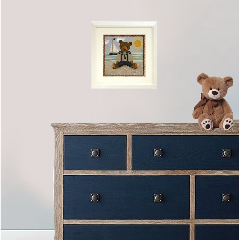 teddy bear framed art