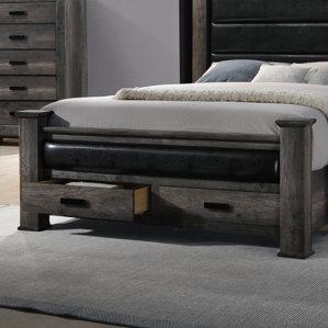 Calliope Storage Upholstered Panel Bed by Loon Peak